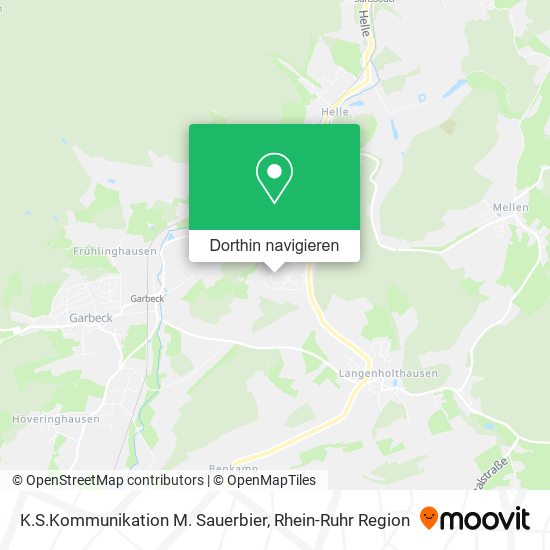 K.S.Kommunikation M. Sauerbier Karte