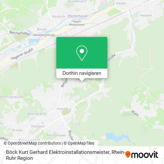Böck Kurt Gerhard Elektroinstallationsmeister Karte