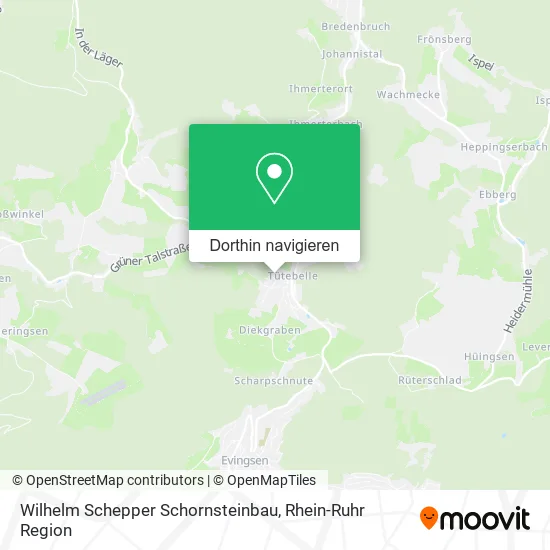 Wilhelm Schepper Schornsteinbau Karte