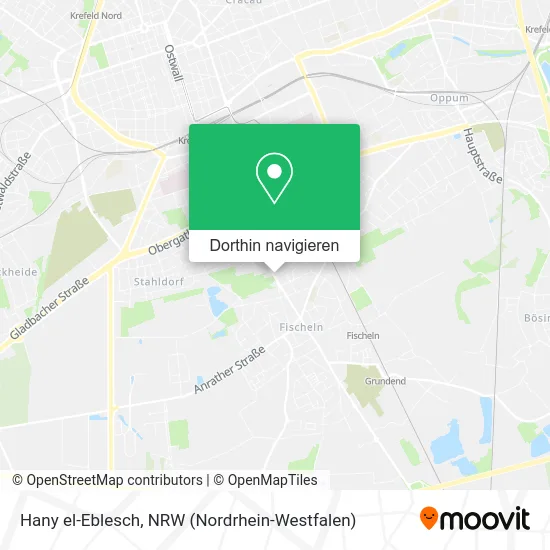 Hany el-Eblesch Karte