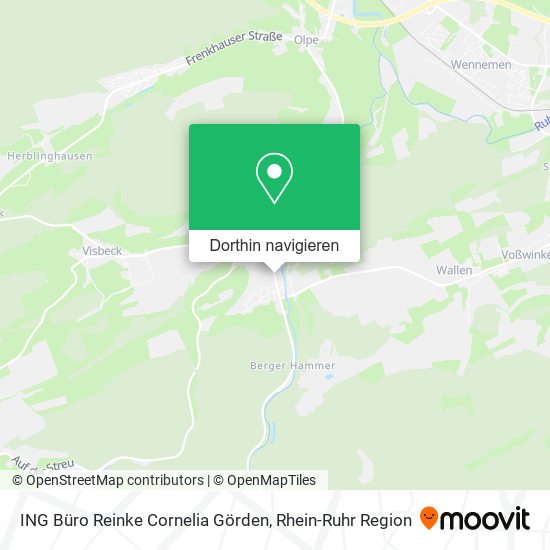 ING Büro Reinke Cornelia Görden Karte