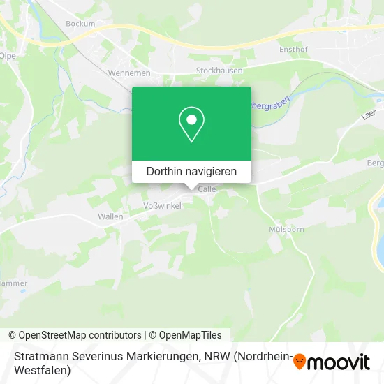 Stratmann Severinus Markierungen Karte