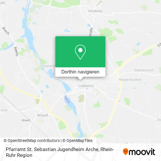 Pfarramt St. Sebastian Jugendheim Arche Karte