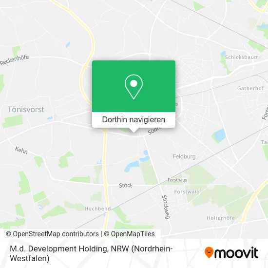 M.d. Development Holding Karte