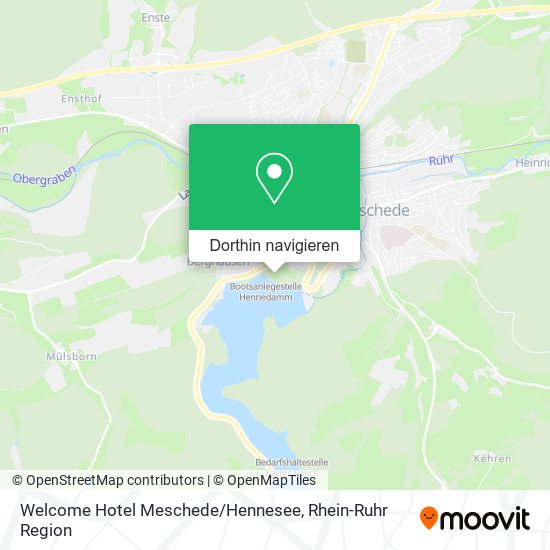 Welcome Hotel Meschede / Hennesee Karte