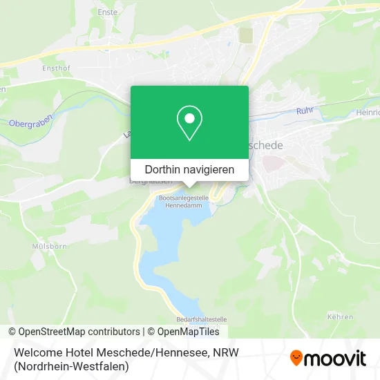 Welcome Hotel Meschede / Hennesee Karte