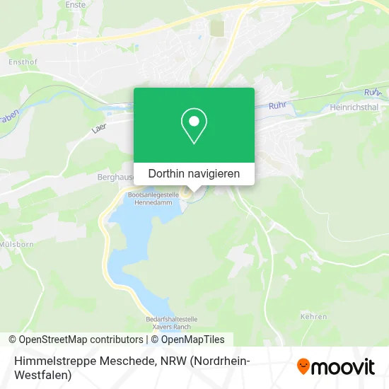 Himmelstreppe Meschede Karte