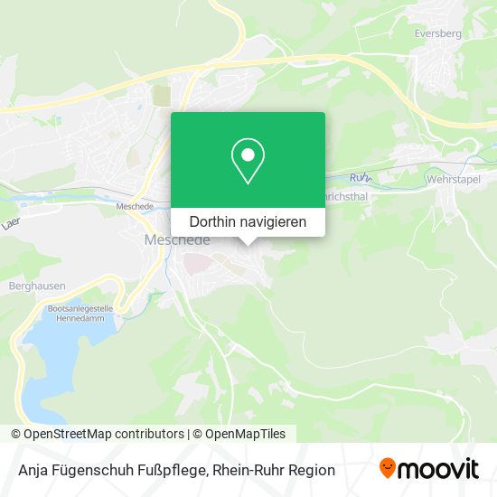 Anja Fügenschuh Fußpflege Karte