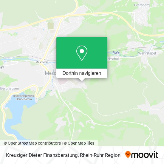 Kreuziger Dieter Finanzberatung Karte