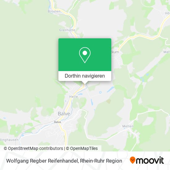 Wolfgang Regber Reifenhandel Karte
