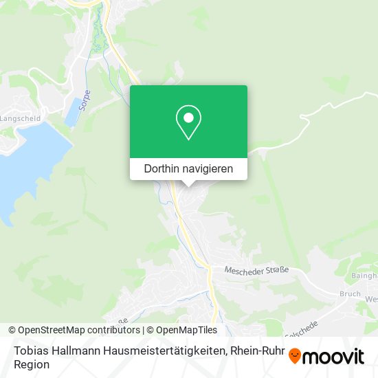 Tobias Hallmann Hausmeistertätigkeiten Karte