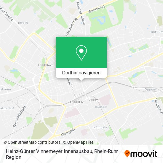 Heinz-Günter Vinnemeyer Innenausbau Karte