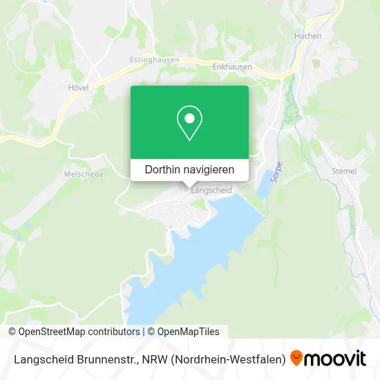 Langscheid Brunnenstr. Karte