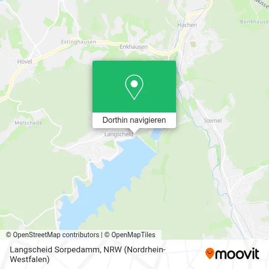 Langscheid Sorpedamm Karte