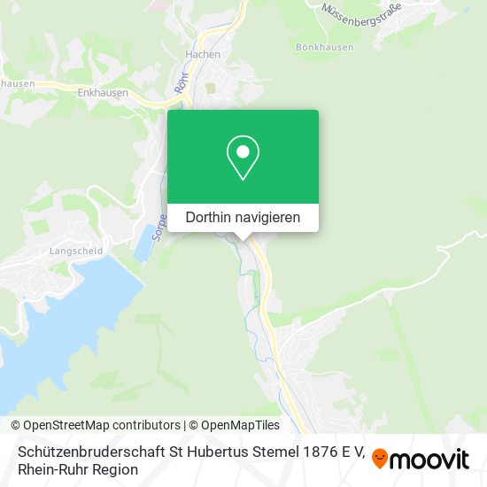 Schützenbruderschaft St Hubertus Stemel 1876 E V Karte