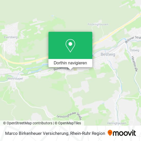Marco Birkenheuer Versicherung Karte