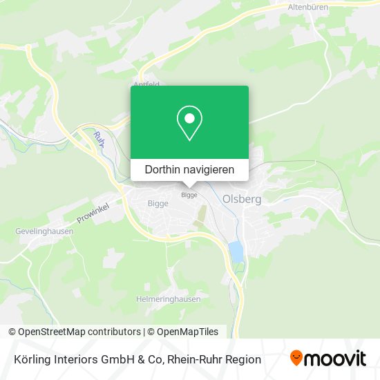 Körling Interiors GmbH & Co Karte