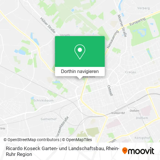 Ricardo Koseck Garten- und Landschaftsbau Karte