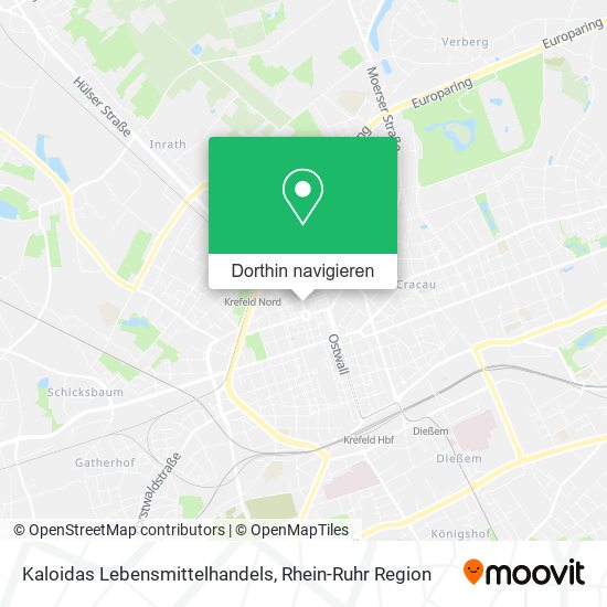 Kaloidas Lebensmittelhandels Karte
