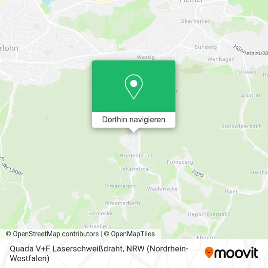 Quada V+F Laserschweißdraht Karte