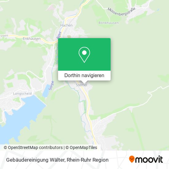 Gebäudereinigung Wälter Karte