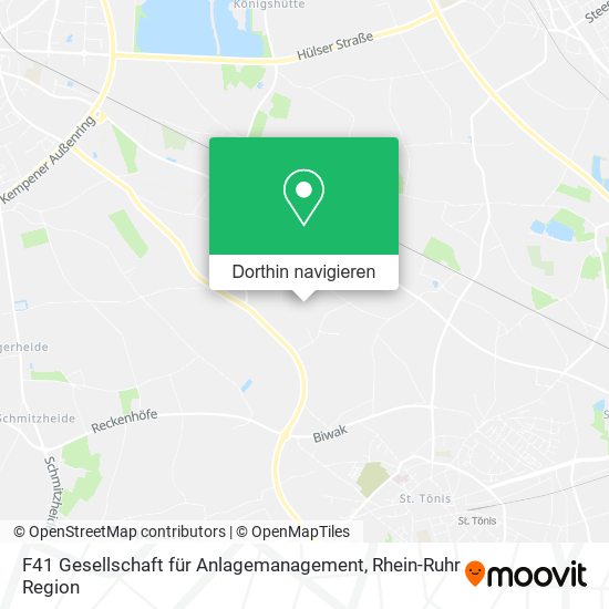 F41 Gesellschaft für Anlagemanagement Karte