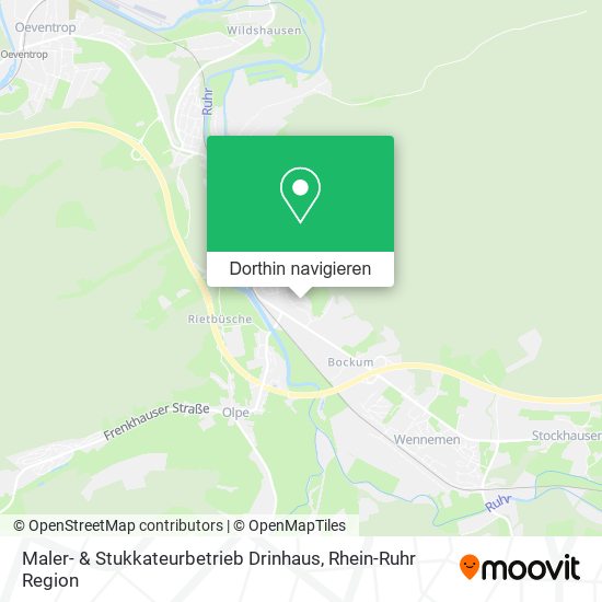 Maler- & Stukkateurbetrieb Drinhaus Karte