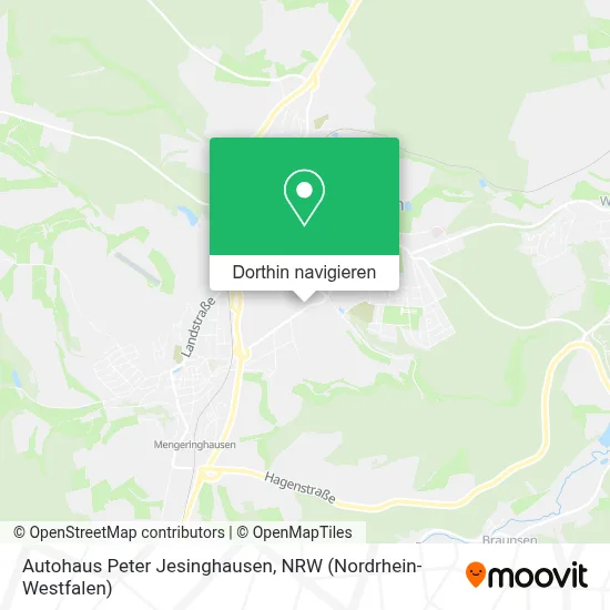 Autohaus Peter Jesinghausen Karte