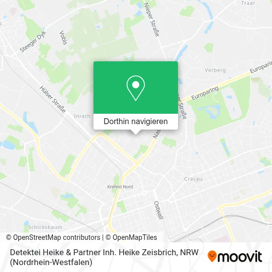 Detektei Heike & Partner Inh. Heike Zeisbrich Karte