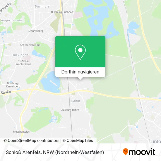 Schloß Arenfels Karte