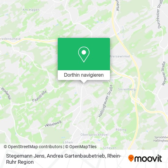 Stegemann Jens, Andrea Gartenbaubetrieb Karte
