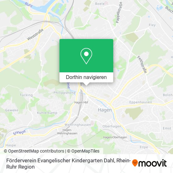 Förderverein Evangelischer Kindergarten Dahl Karte