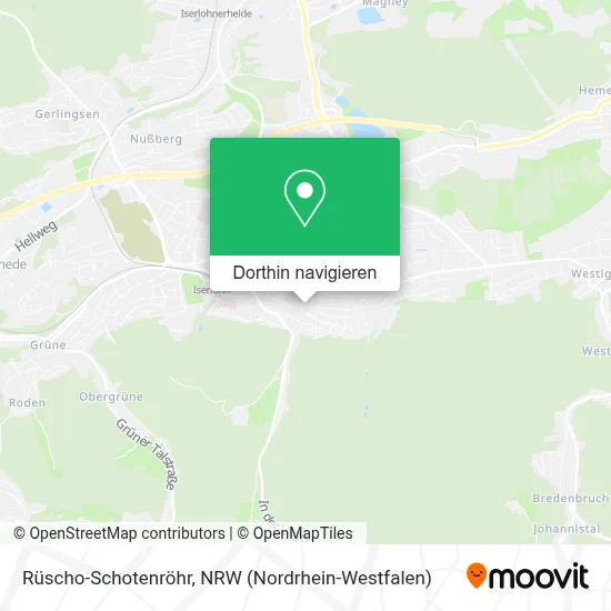 Rüscho-Schotenröhr Karte