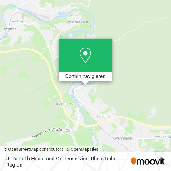 J. Rubarth Haus- und Gartenservice Karte