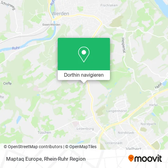 Maptaq Europe Karte