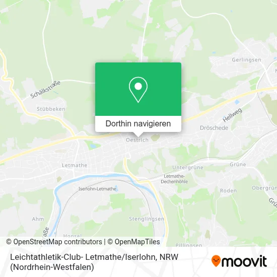 Leichtathletik-Club- Letmathe / Iserlohn Karte