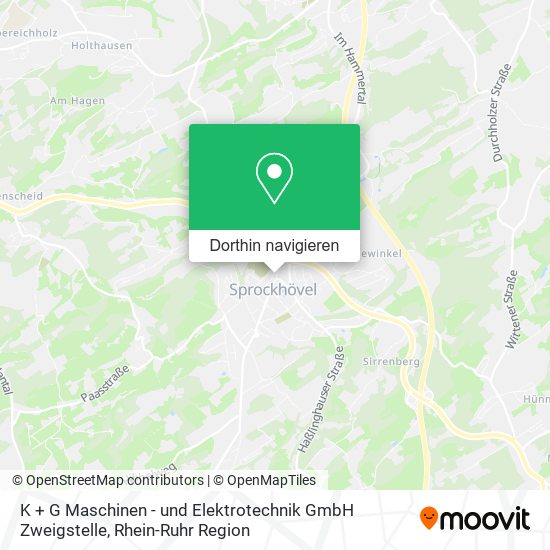K + G Maschinen - und Elektrotechnik GmbH Zweigstelle Karte