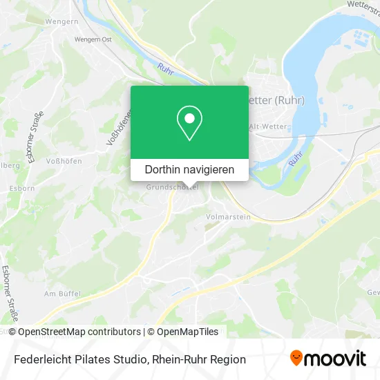 Federleicht Pilates Studio Karte