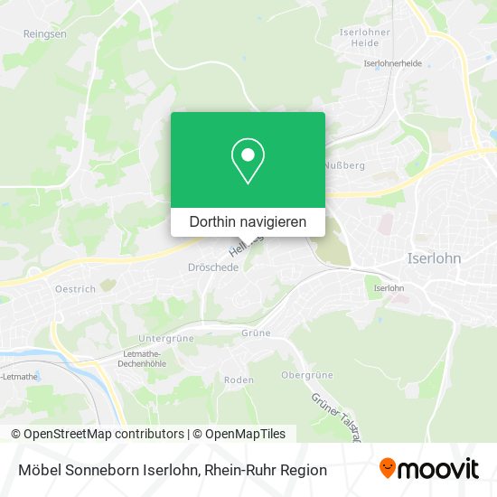 Möbel Sonneborn Iserlohn Karte