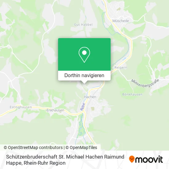 Schützenbruderschaft St. Michael Hachen Raimund Happe Karte