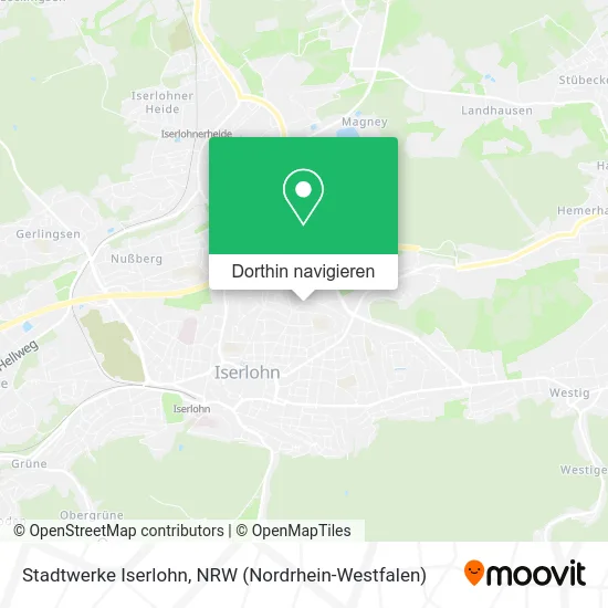 Stadtwerke Iserlohn Karte