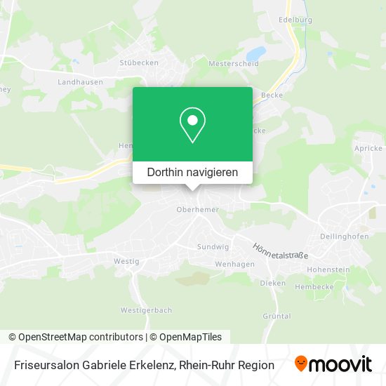 Friseursalon Gabriele Erkelenz Karte