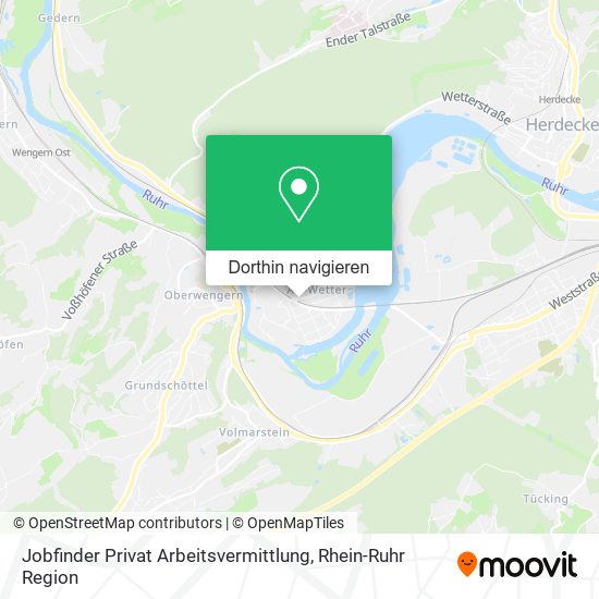 Jobfinder Privat Arbeitsvermittlung Karte