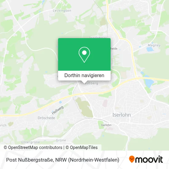 Post Nußbergstraße Karte