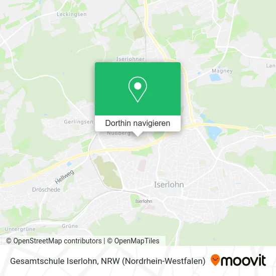 Gesamtschule Iserlohn Karte