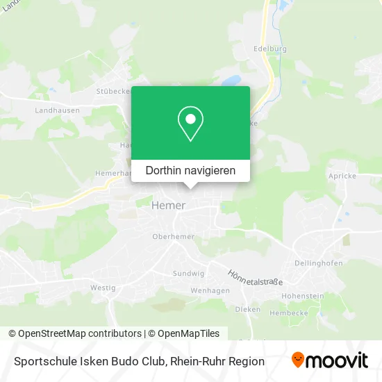 Sportschule Isken Budo Club Karte