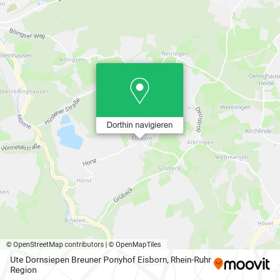 Ute Dornsiepen Breuner Ponyhof Eisborn Karte