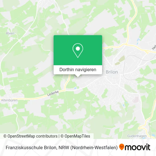 Franziskusschule Brilon Karte