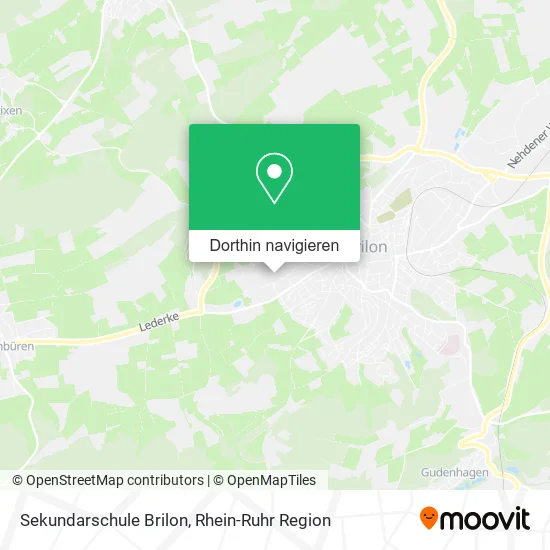 Sekundarschule Brilon Karte