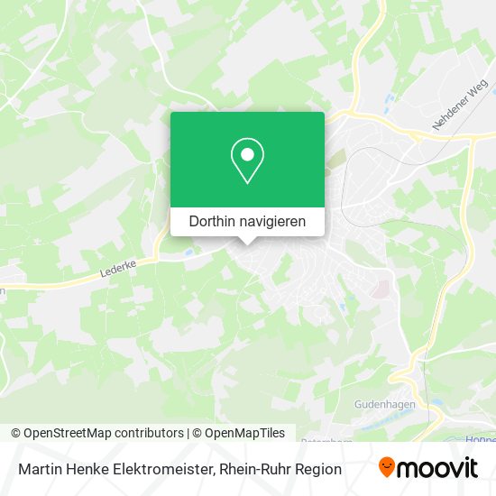 Martin Henke Elektromeister Karte